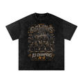 NYG x TIE Championship Snow Washed Oversized Cotton T-Shirt