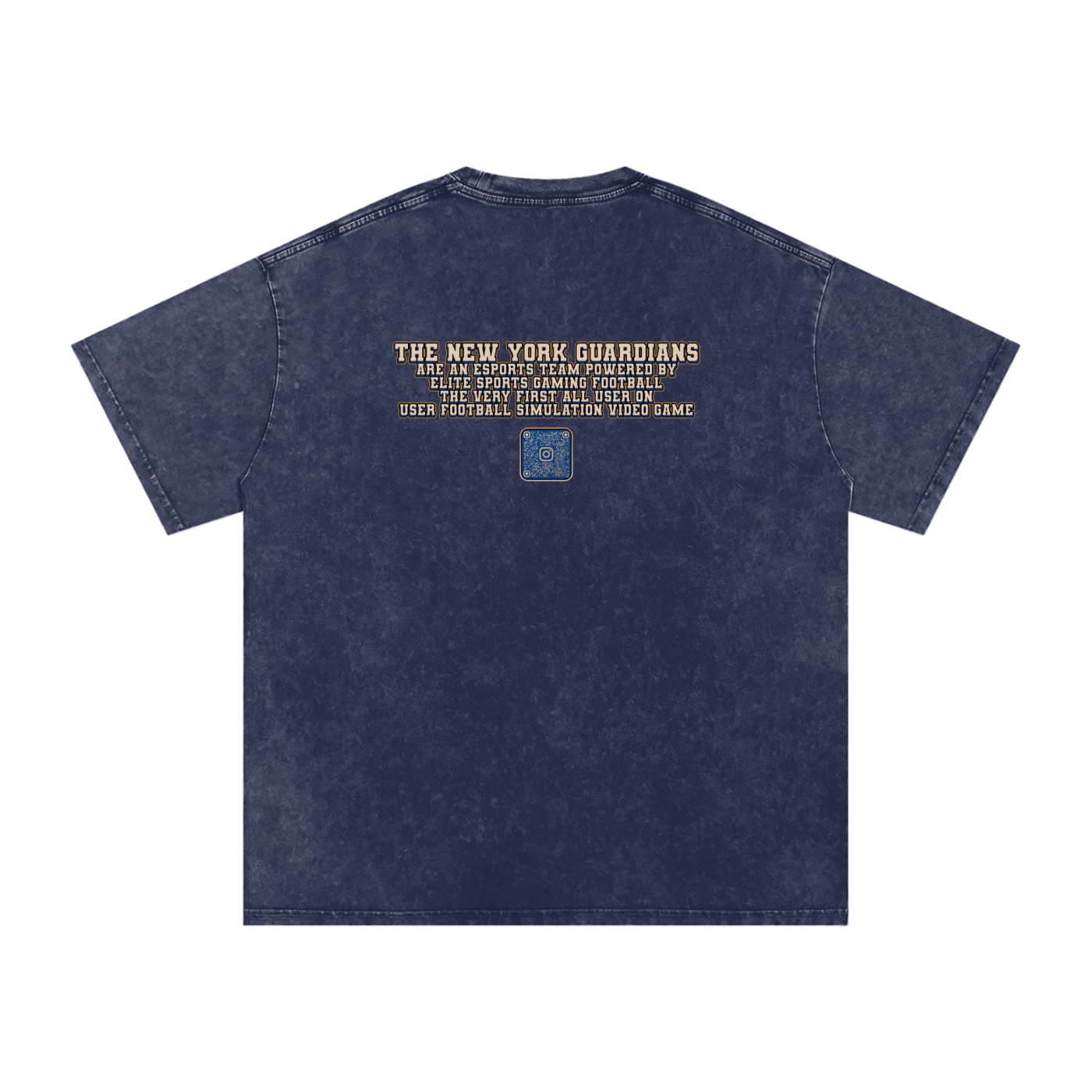 NYG x TIE Championship Snow Washed Oversized Cotton T-Shirt