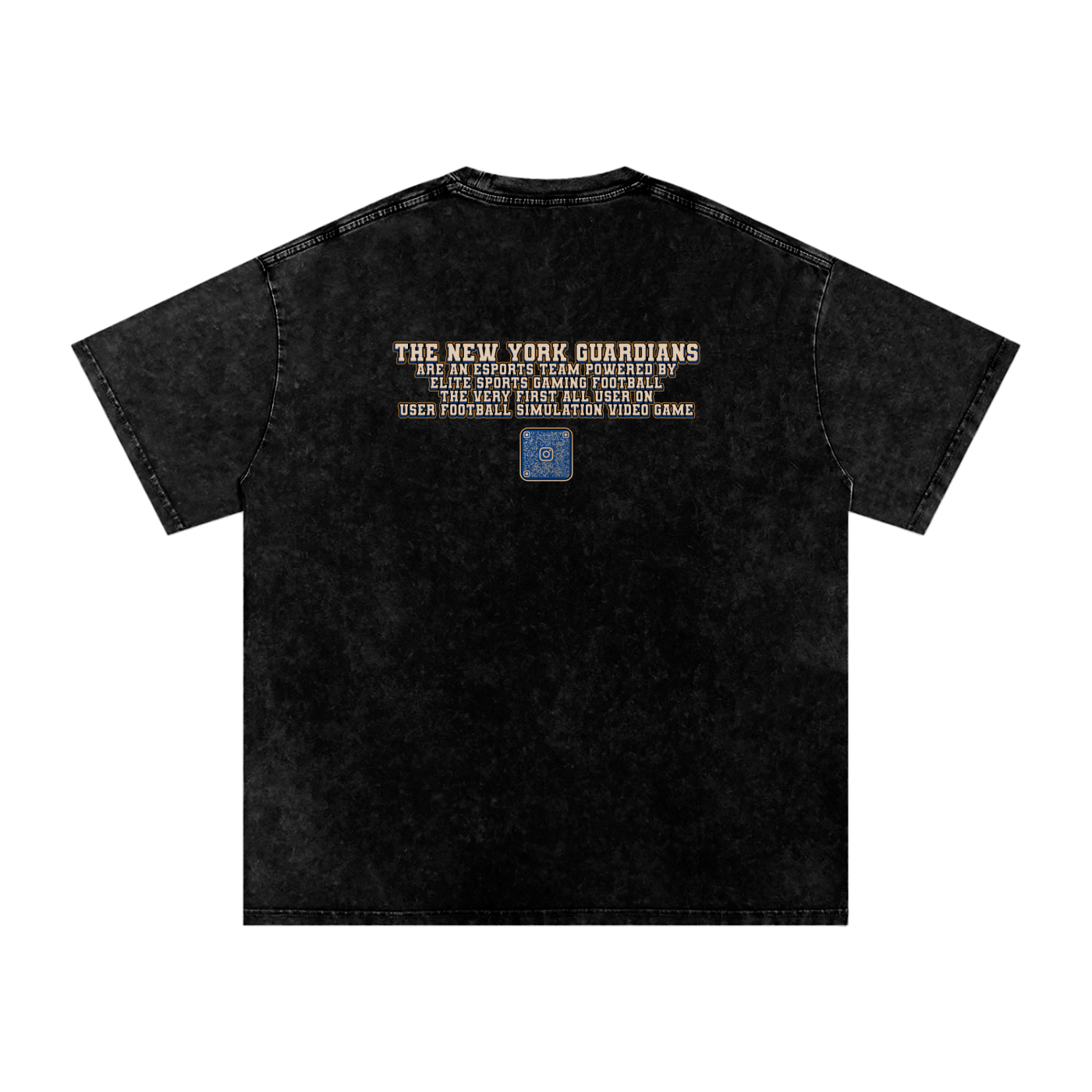 NYG x TIE Championship Snow Washed Oversized Cotton T-Shirt